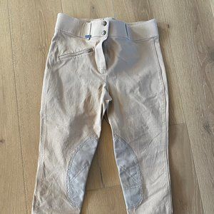 EUC Dublin Tan Knee Patch Riding/Show Breeches, Size 30